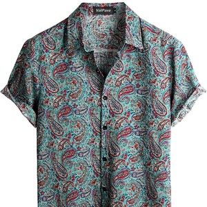 Men's VatPave Button-Down Casual Shirt - XL
